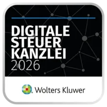 Auszeichnung Digitale Steuerkanzlei 2026 – Wolters Kluwer
